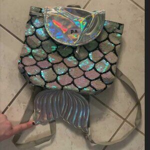 Silver Mermaid Sequin Rave/Festival or Children’s Backpack